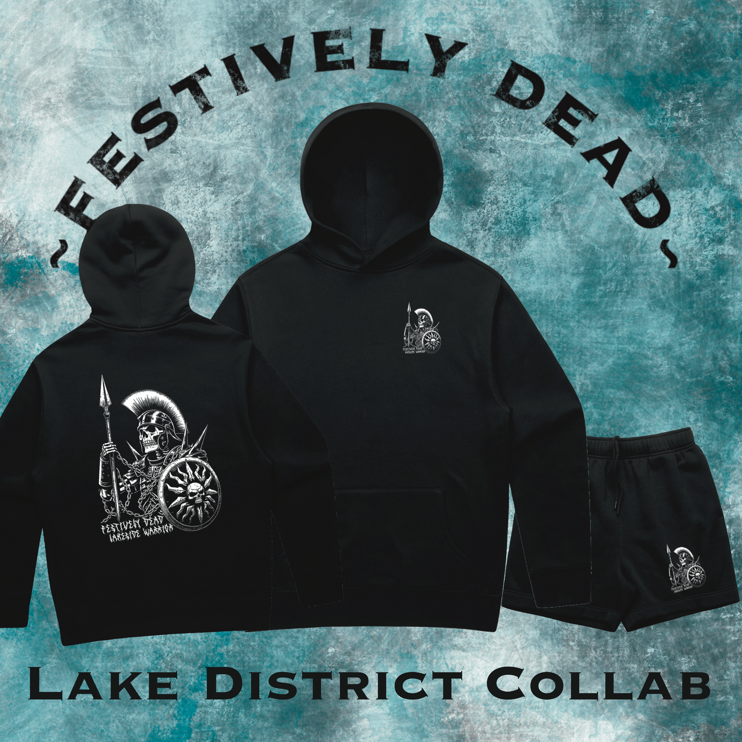 Festively Dead x Lakeside Collab Lakeside Warrior Hoodie