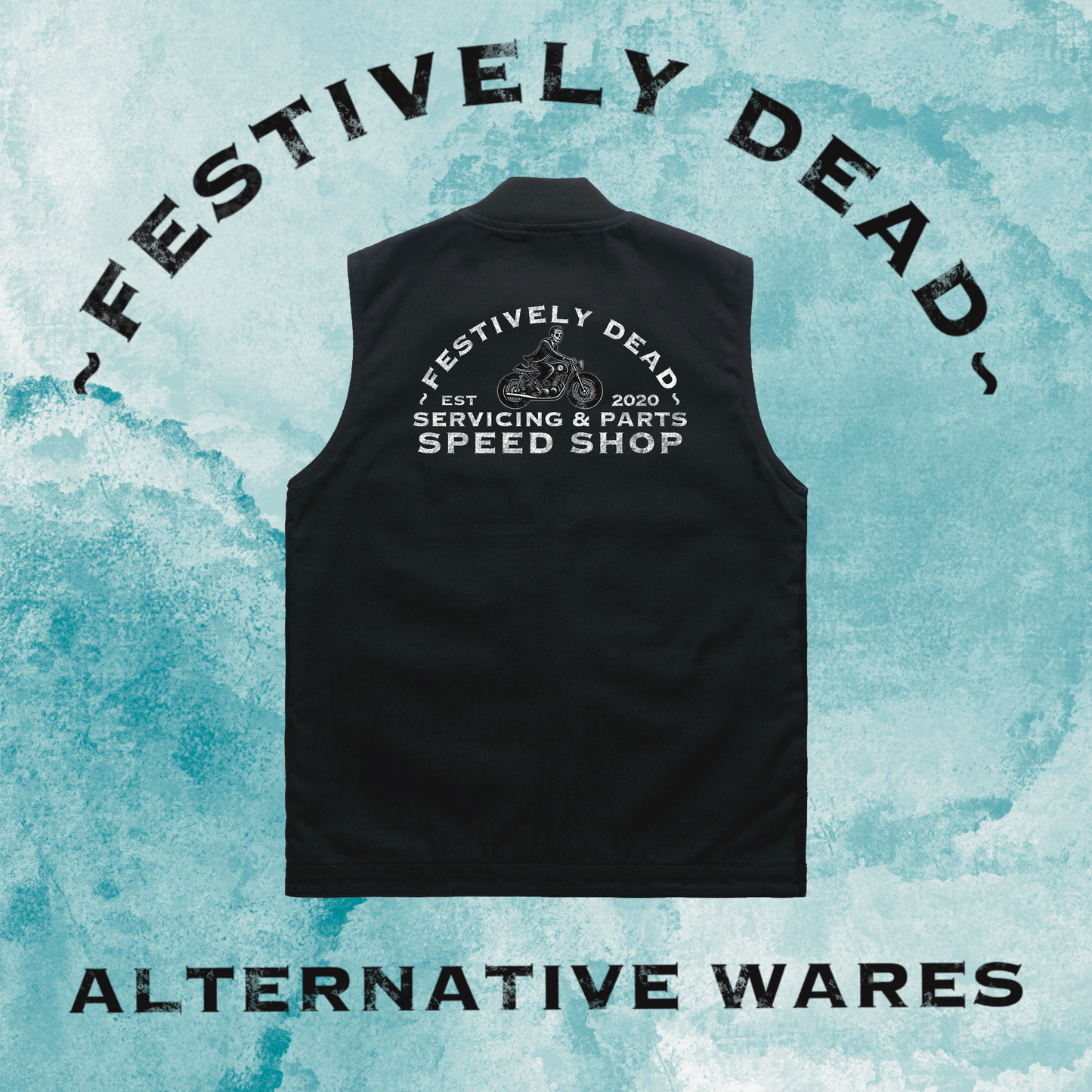Classic Speed Shop Canvas Vest Jacket