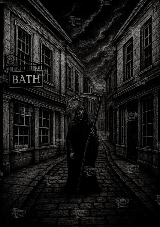 Death’s Summer Holiday Art Print - Bath