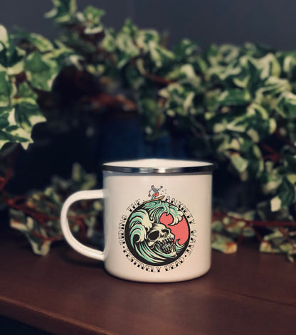 Riding The Anxiety Wave Mug