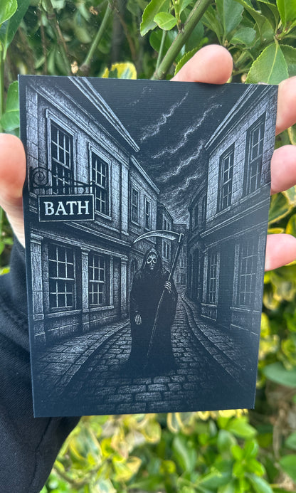 Death’s Summer Holiday Art Print - Bath