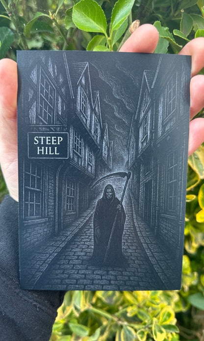 Death’s Summer Holiday Art Print - Steep Hill, Lincoln