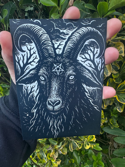 Black Phillip Art Print