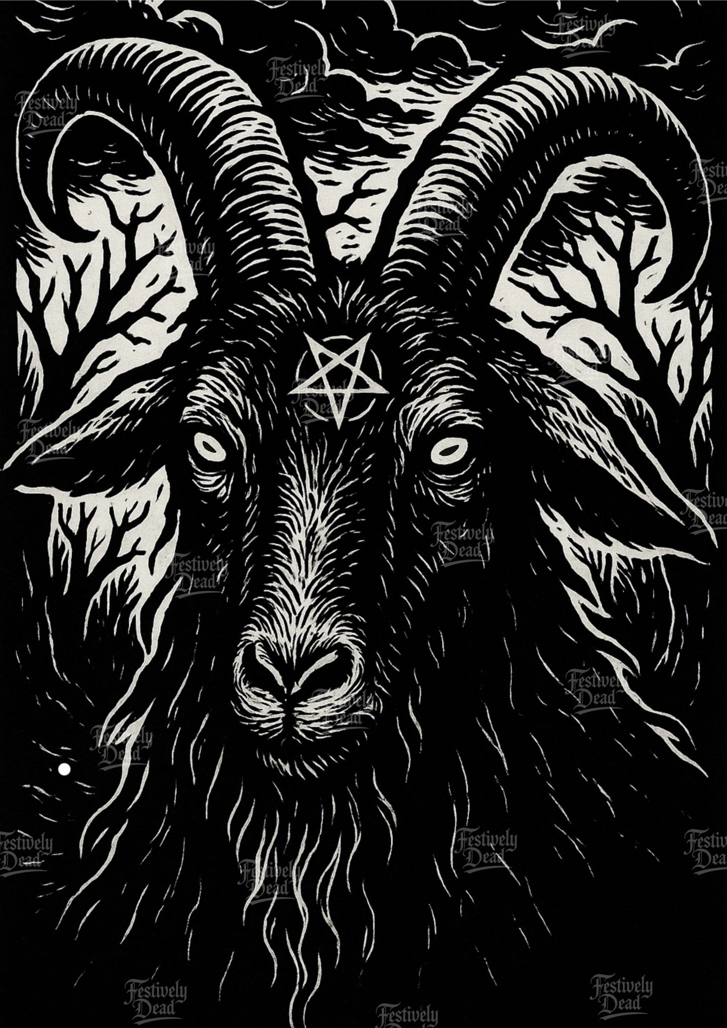 Black Phillip Art Print
