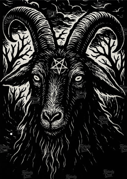 Black Phillip Art Print
