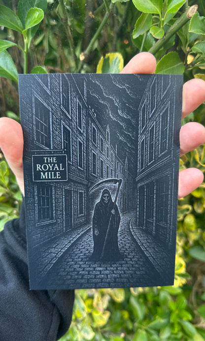 Death’s Summer Holiday Art Print - Royal Mile Edinburgh