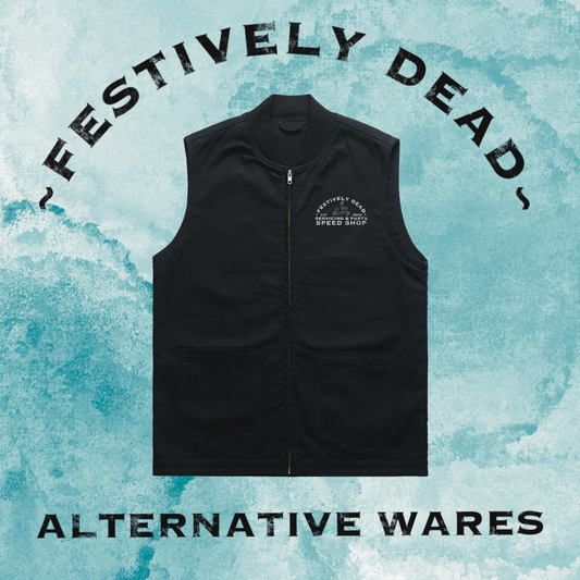 Classic Speed Shop Canvas Vest Jacket